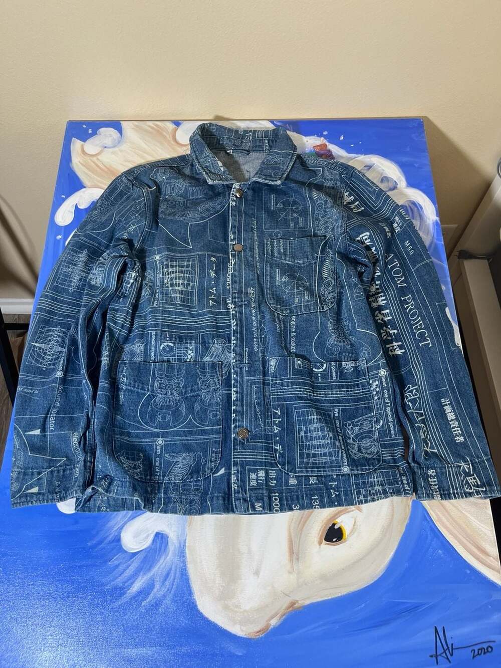 BAIT x Astro Boy Blueprint Denim Jacket